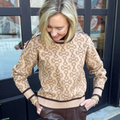 THML Brown Horse-Bit Sweater